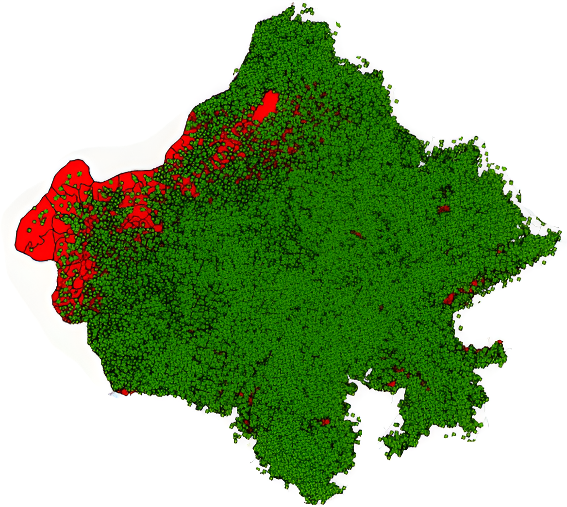 राजस्थान का मानचित्र